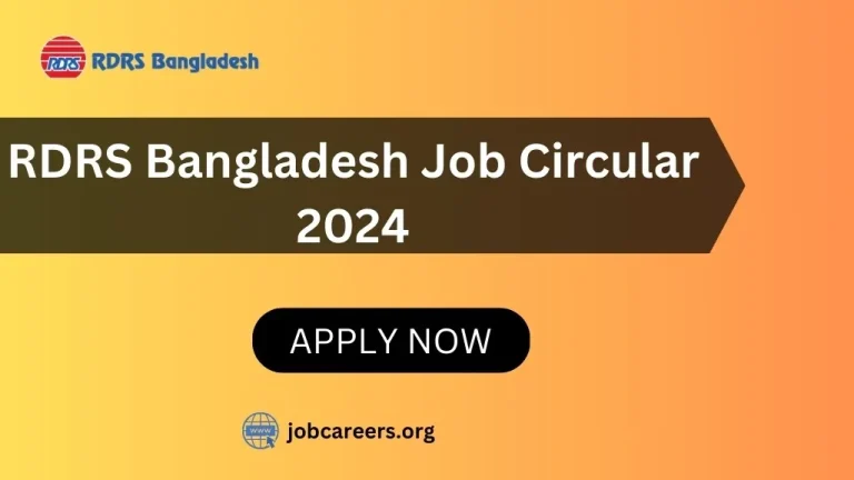 RDRS Bangladesh Job Circular 2024