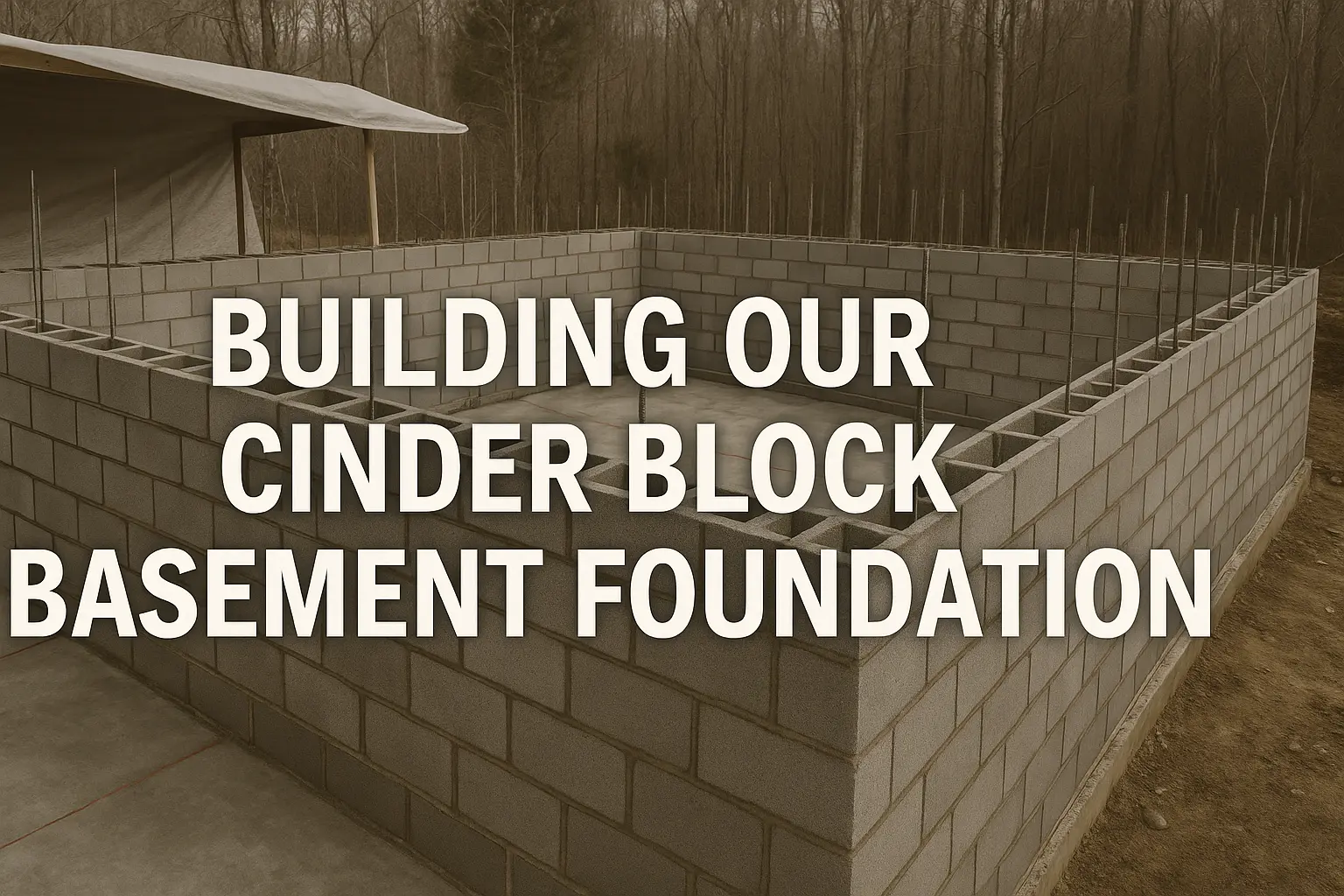 Step-by-Step Guide to Building a Cinder Block Basement Foundation